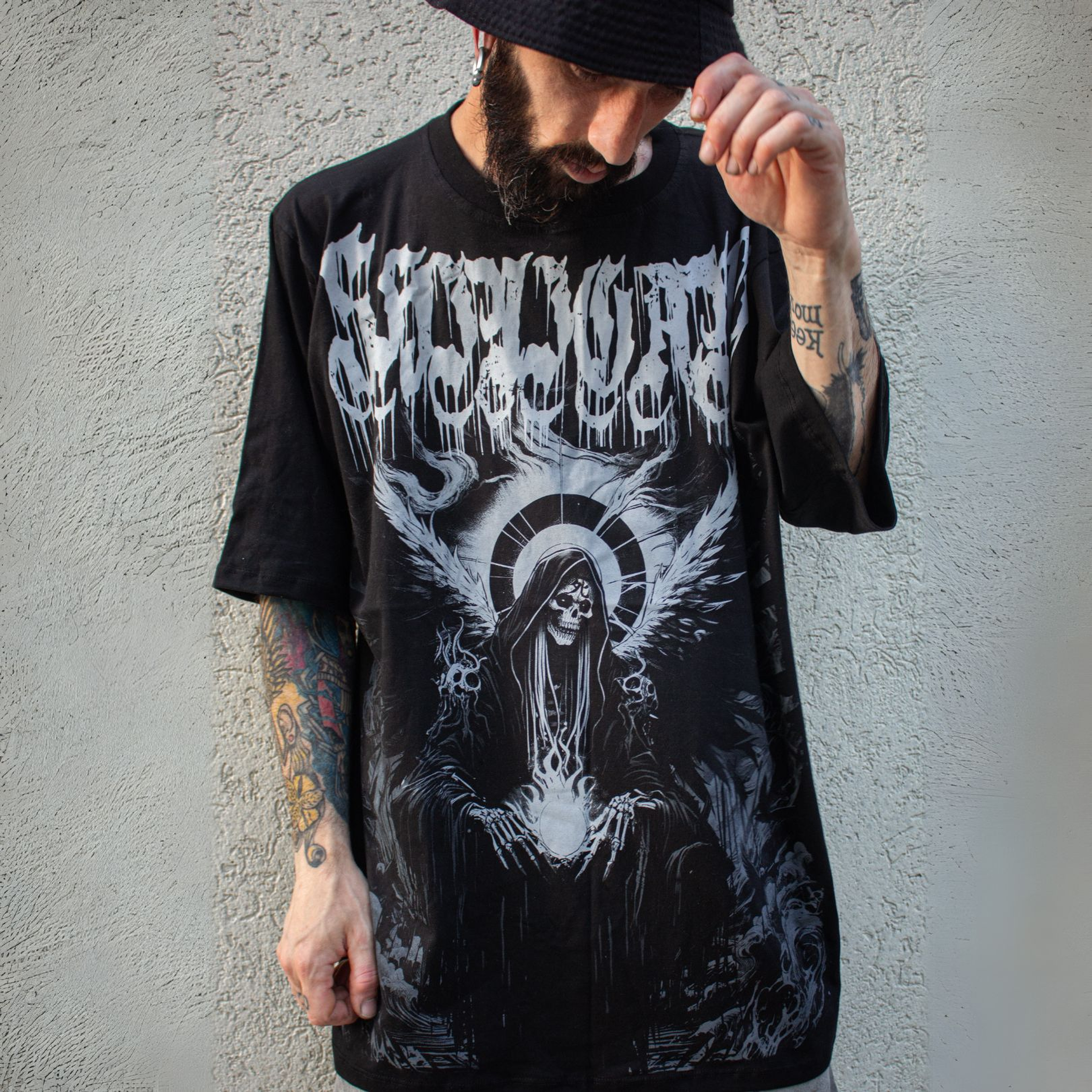 Remera Oversize Shinigami  1