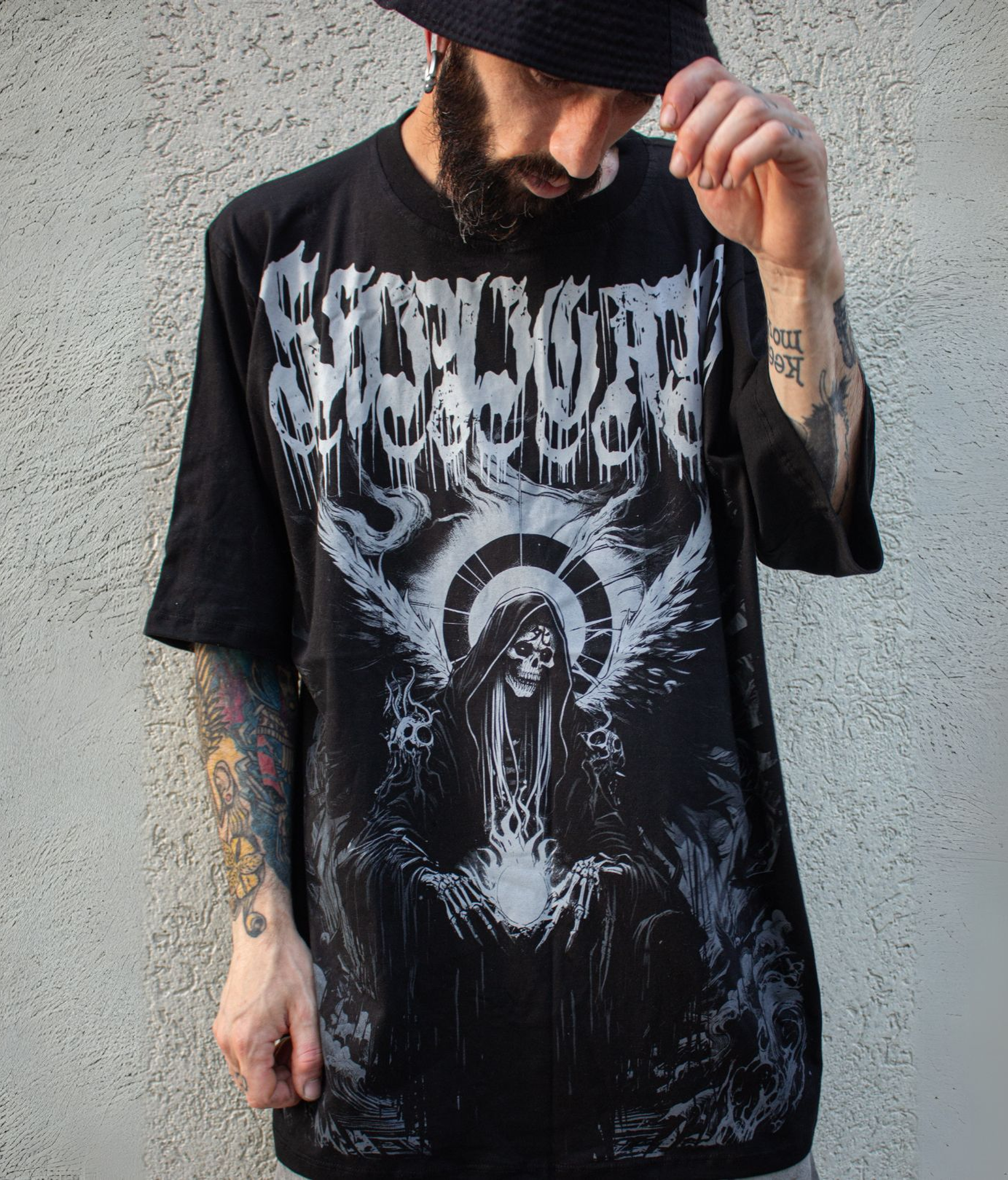 Remera Oversize Shinigami  1