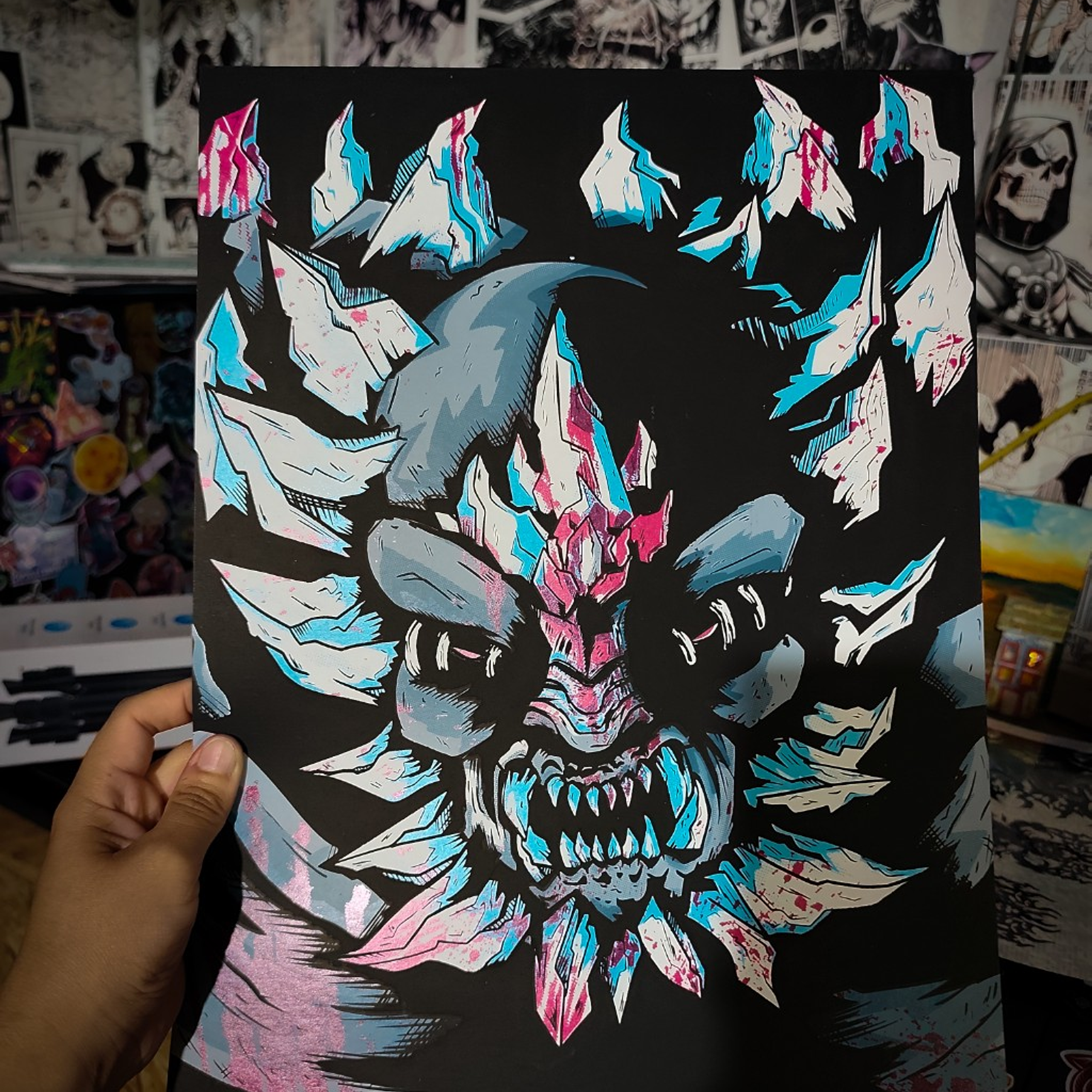 Print serigrafía Doomsday by thekrotostudio 7 colores  2