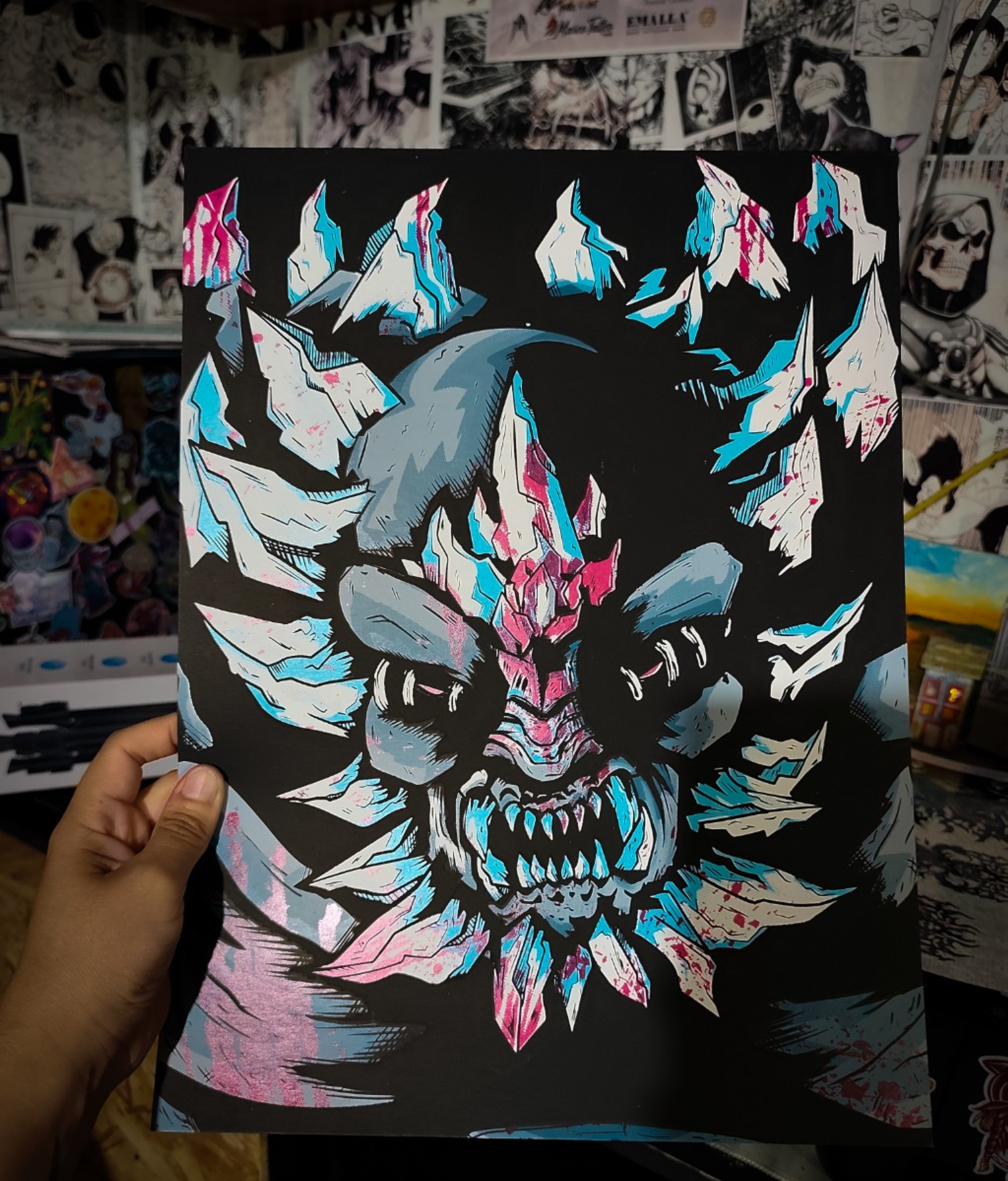 Print serigrafía Doomsday by thekrotostudio 7 colores  2