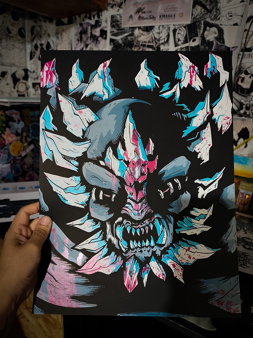 Print serigrafía Doomsday by thekrotostudio 7 colores  2