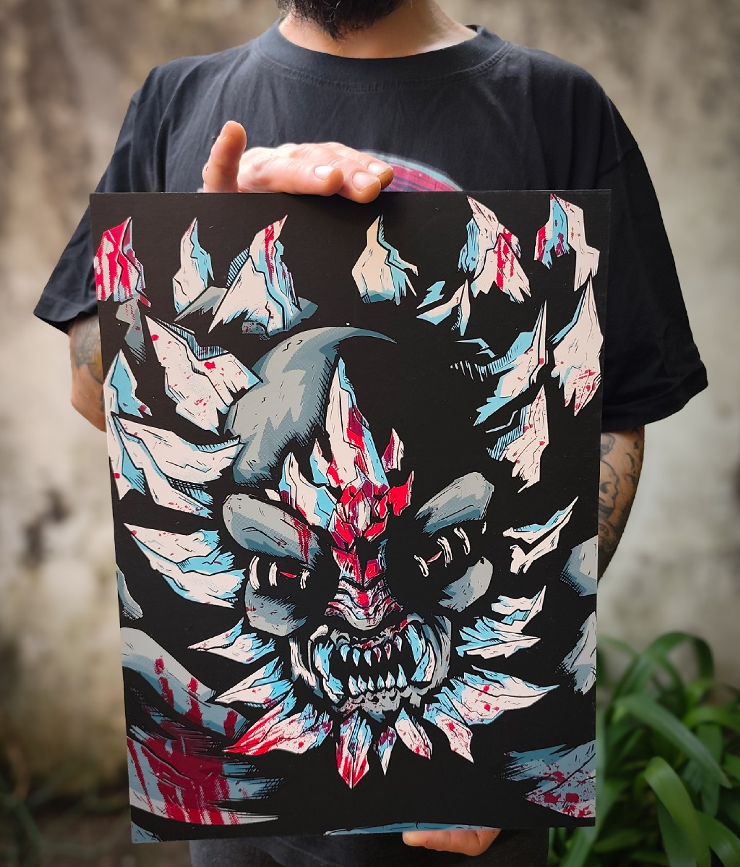 Print serigrafía Doomsday by thekrotostudio 7 colores  4