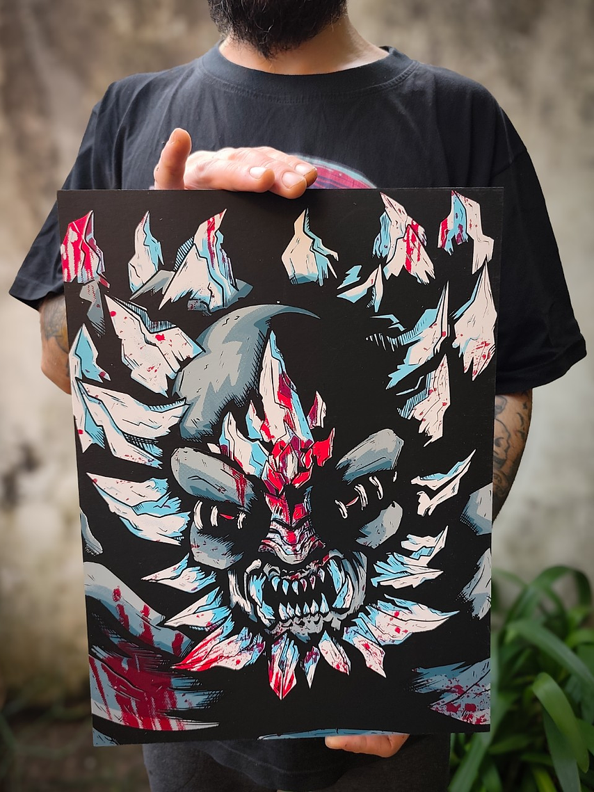 Print serigrafía Doomsday by thekrotostudio 7 colores  4