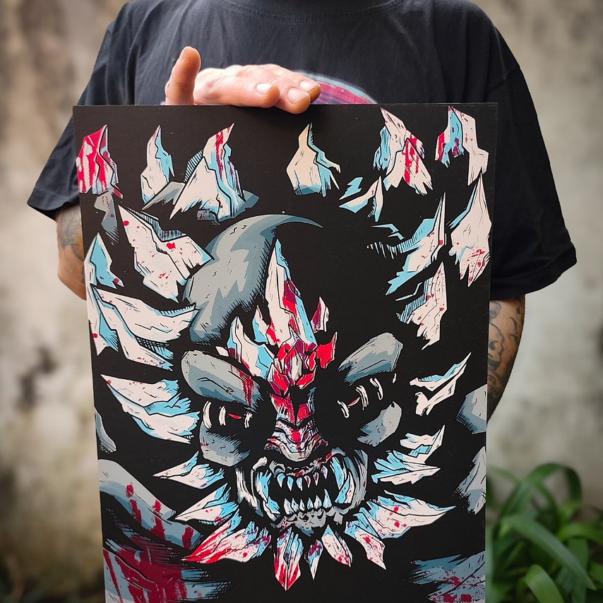 Print serigrafía Doomsday by thekrotostudio 7 colores  4