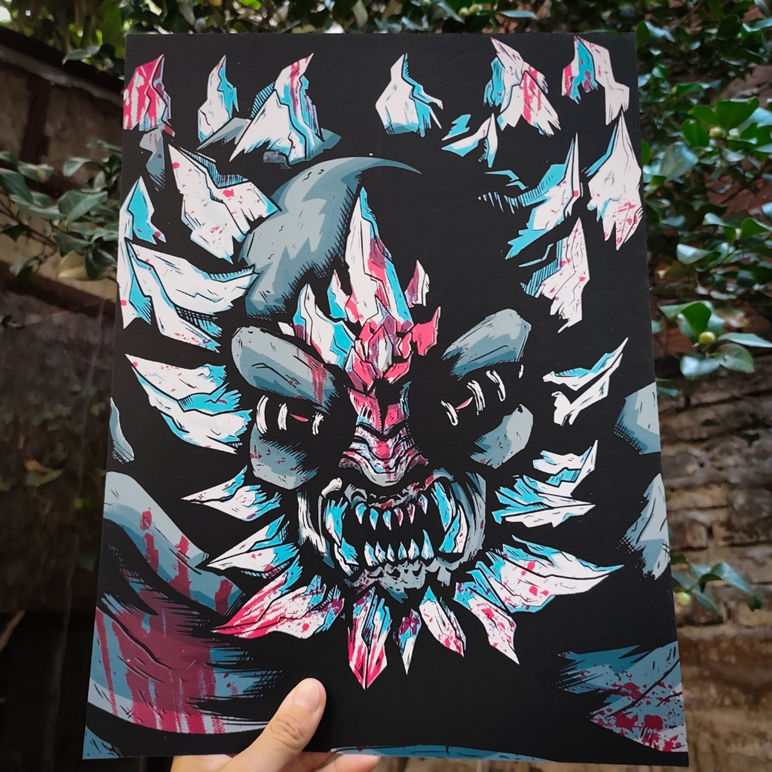 Print serigrafía Doomsday by thekrotostudio 7 colores  1
