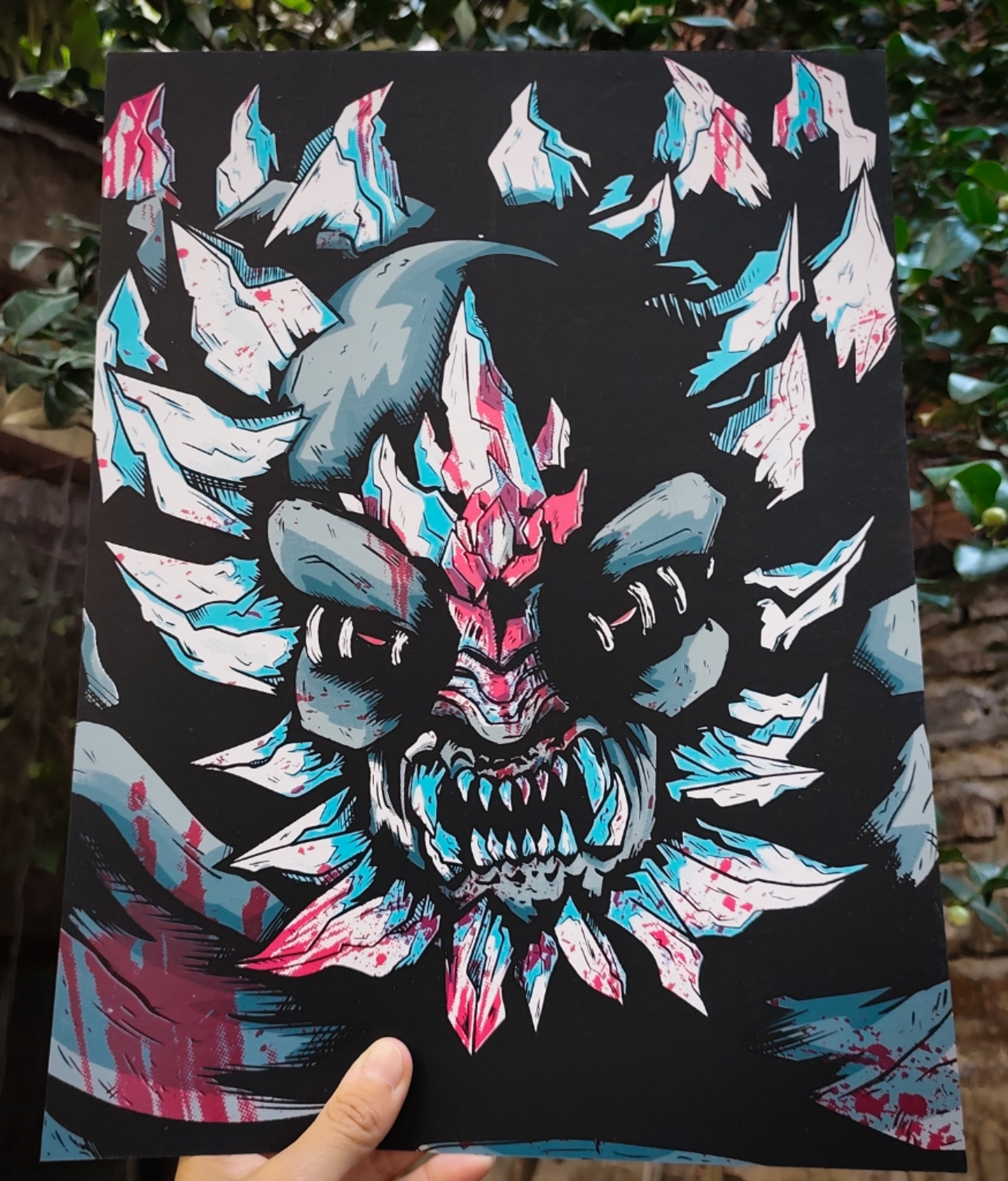 Print serigrafía Doomsday by thekrotostudio 7 colores  1