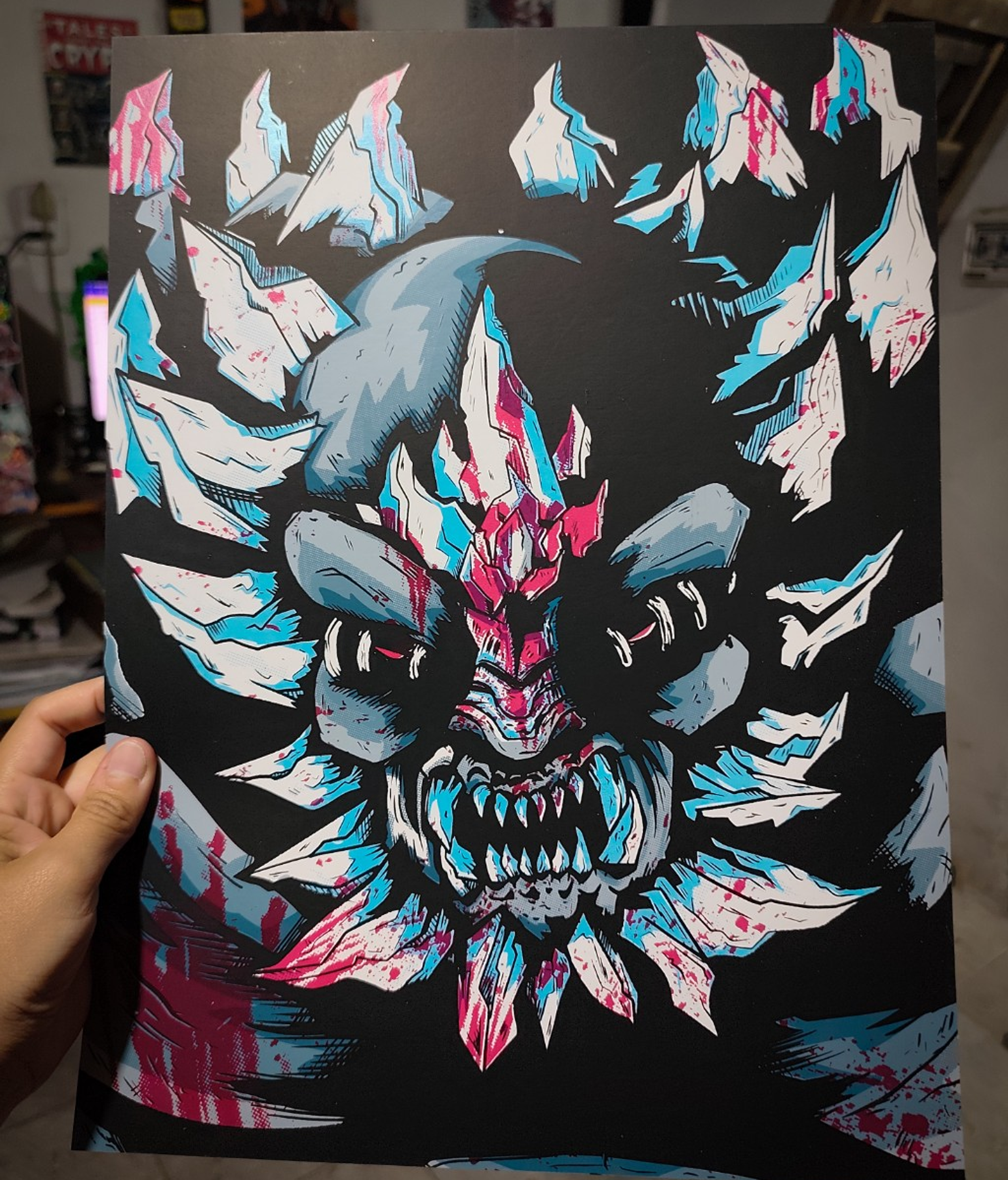 Print serigrafía Doomsday by thekrotostudio 7 colores  6
