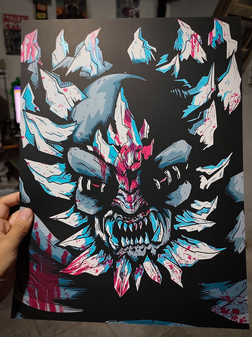 Print serigrafía Doomsday by thekrotostudio 7 colores  6