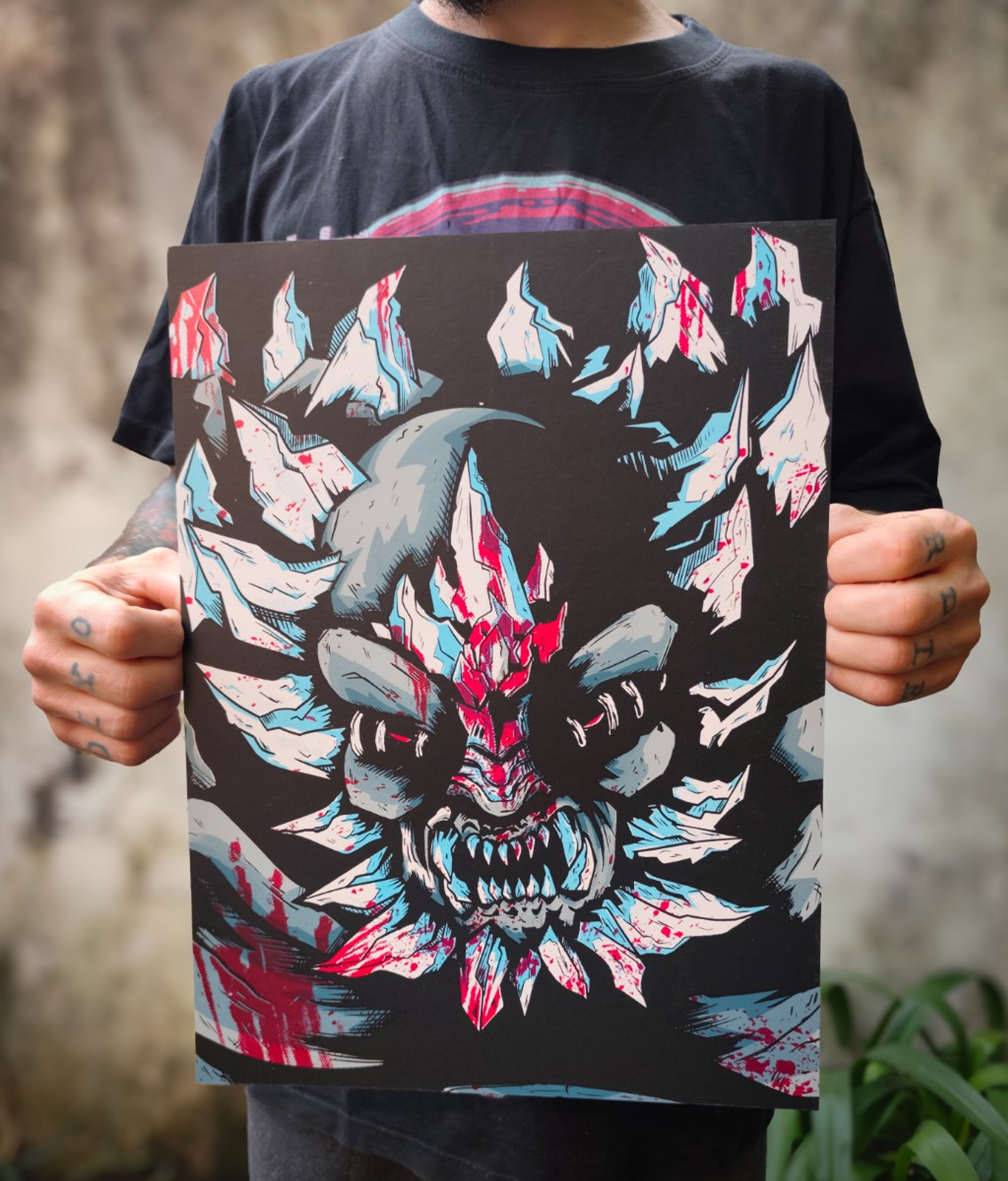 Print serigrafía Doomsday by thekrotostudio 7 colores  5