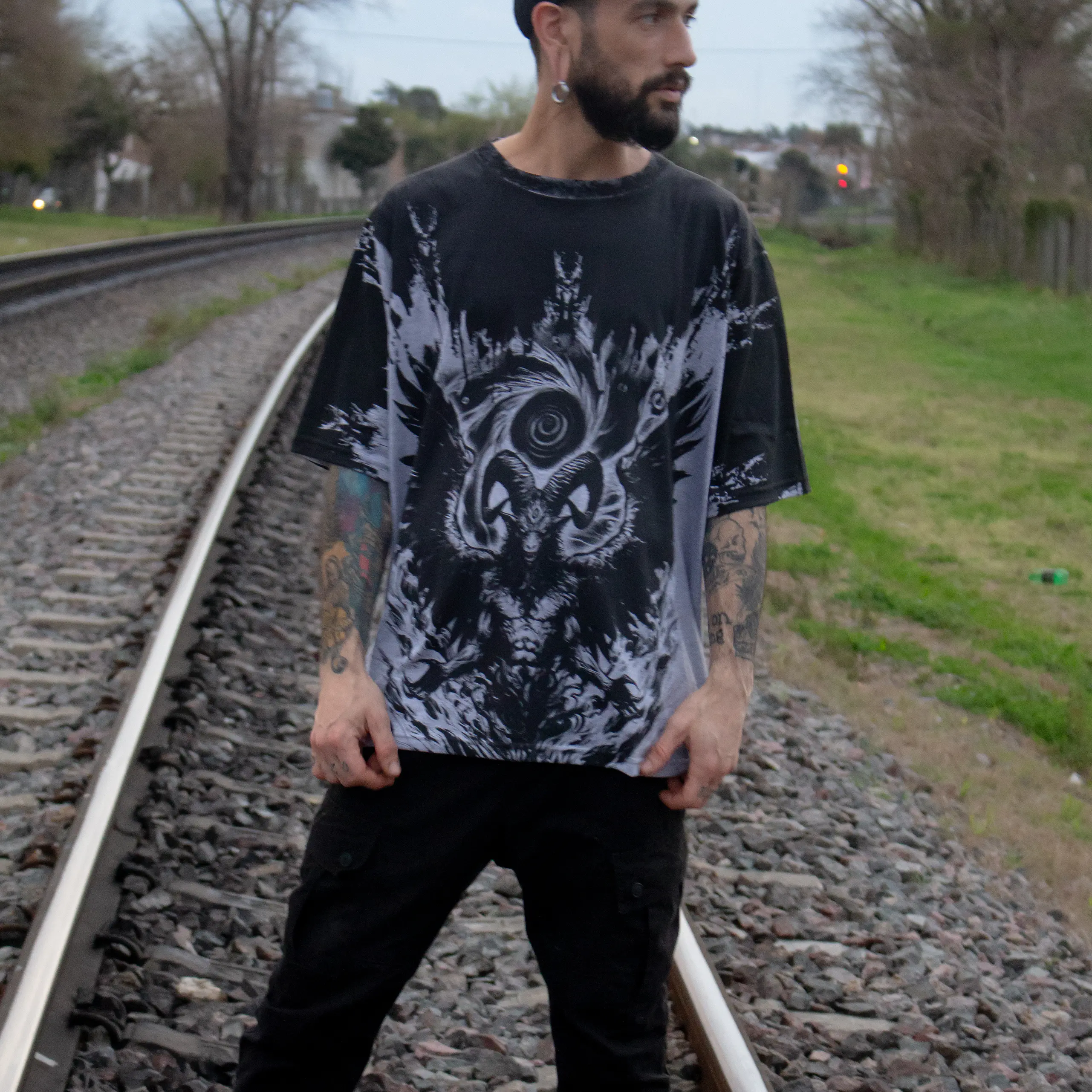 Remera Oversize Dark Master  1