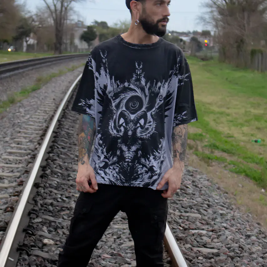Remera Oversize Dark Master  1