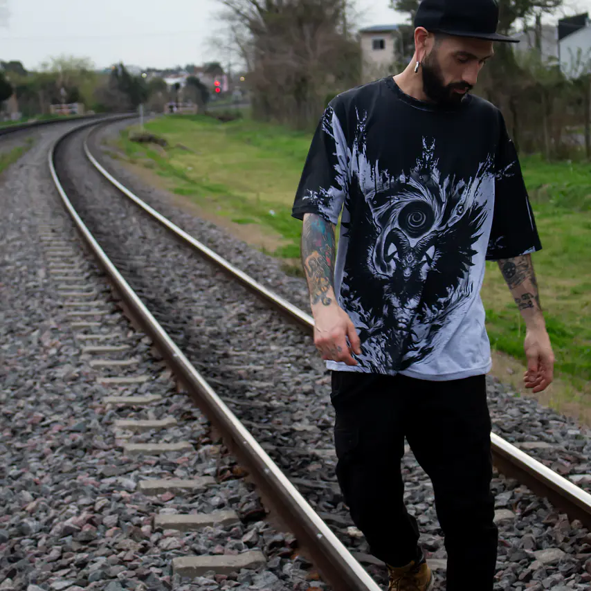 Remera Oversize Dark Master  3