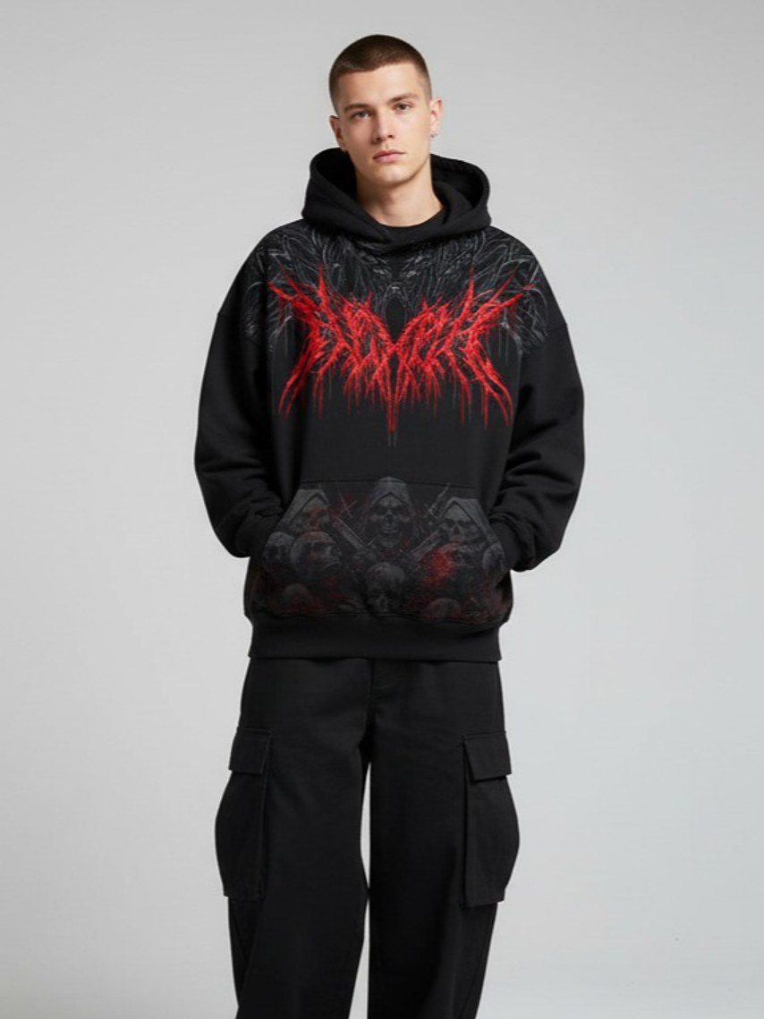 Buzo Oversize Premium Blood Reign  7
