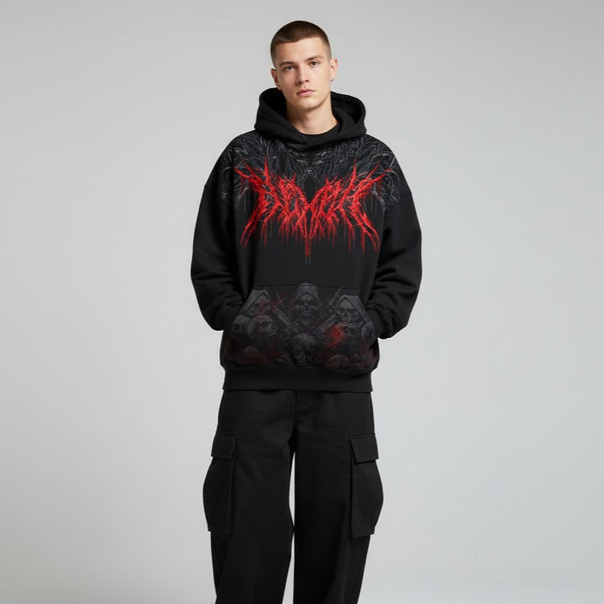 Buzo Oversize Premium Blood Reign  7