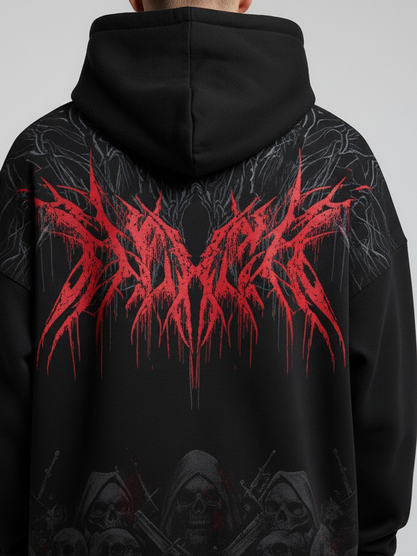 Buzo Oversize Premium Blood Reign  10