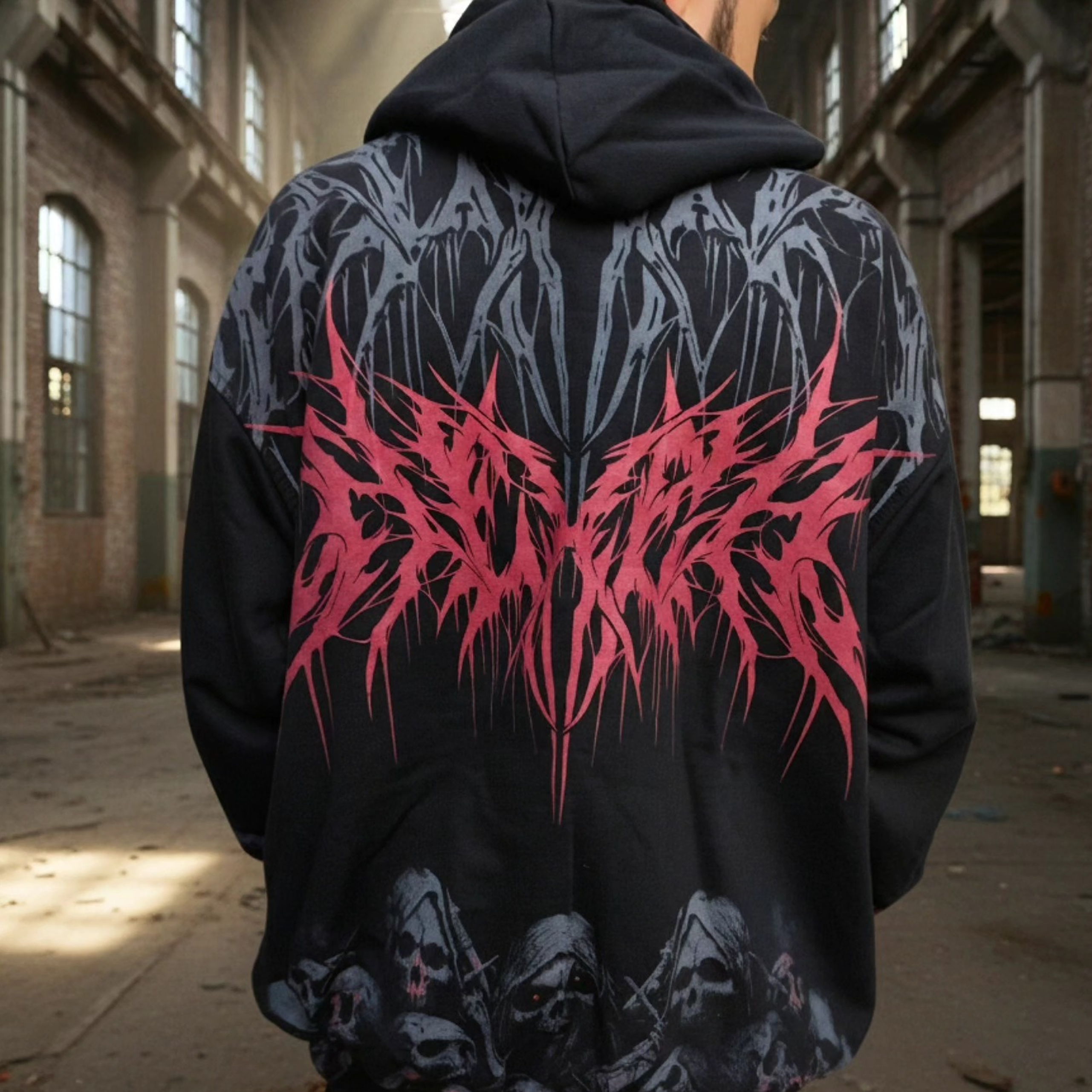 Buzo Oversize Premium Blood Reign  4