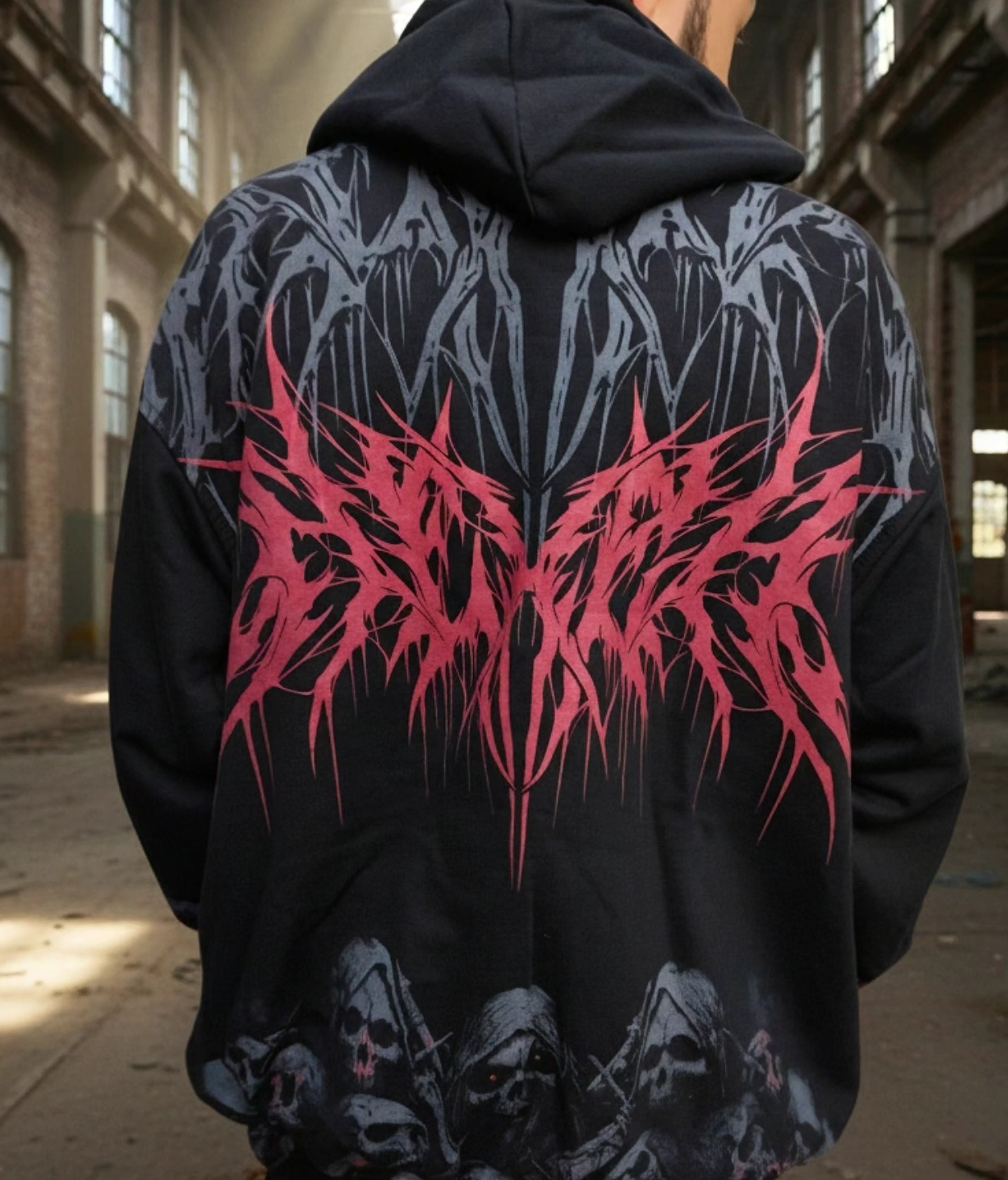 Buzo Oversize Premium Blood Reign  4