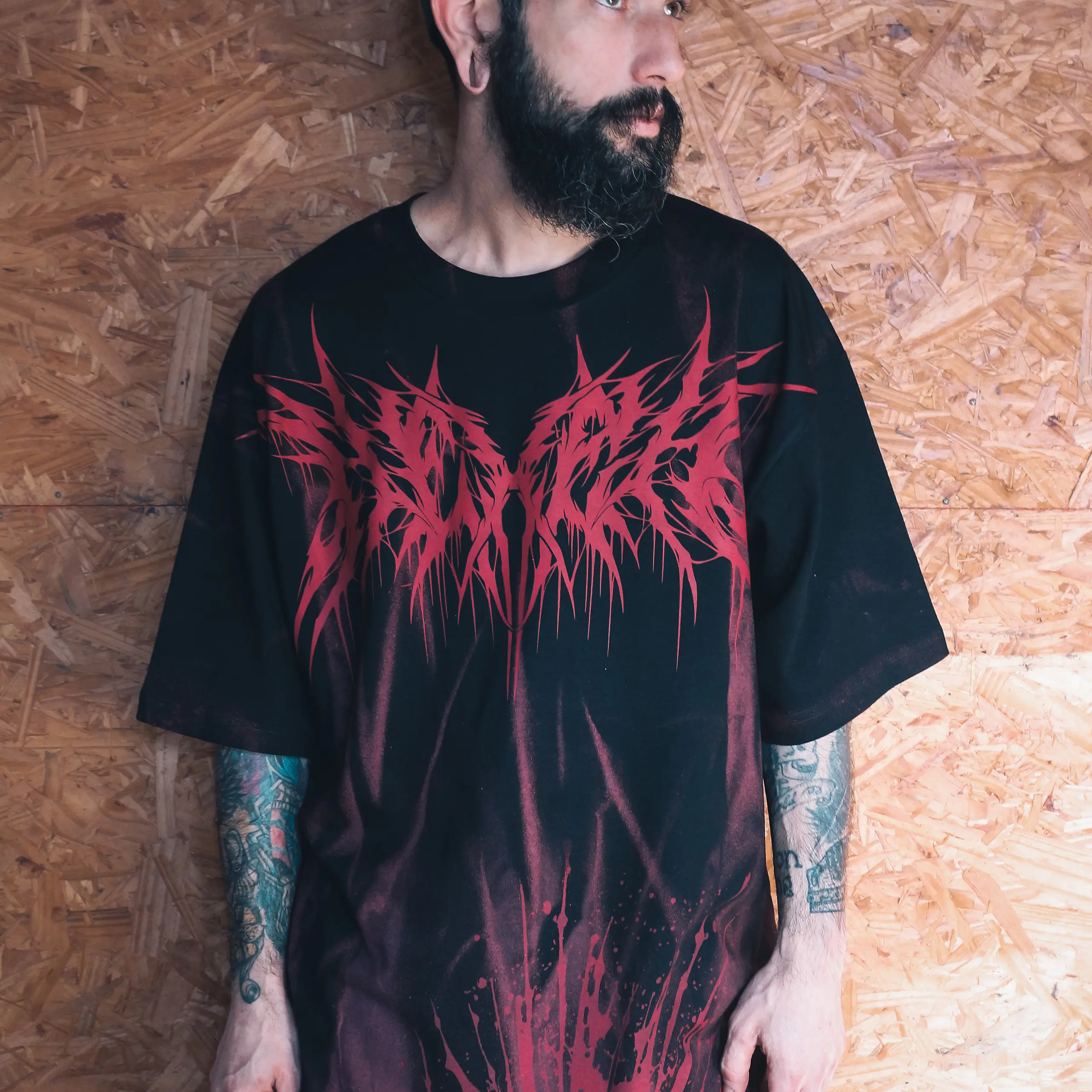 Remera Oversize Premium Bloodie Karma  1