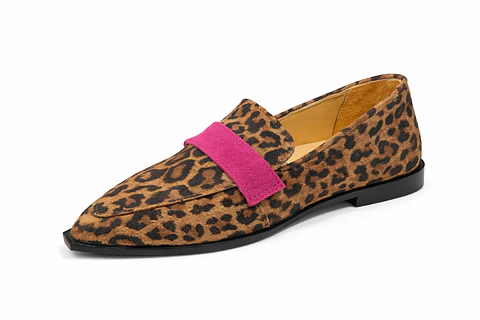 Mocasín Isidora Fucsia Print