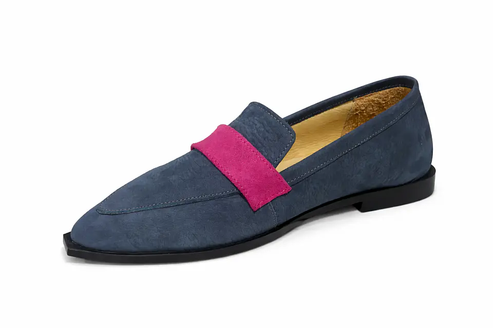 Mocasín Isidora Azul jeans  1