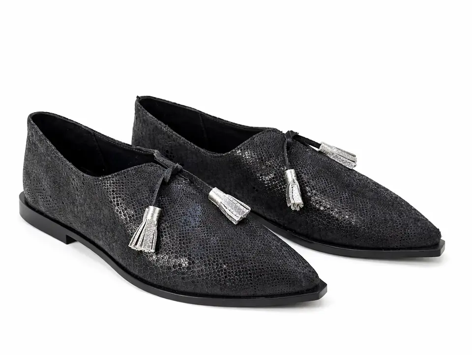 Mocasín Black Velvet 1