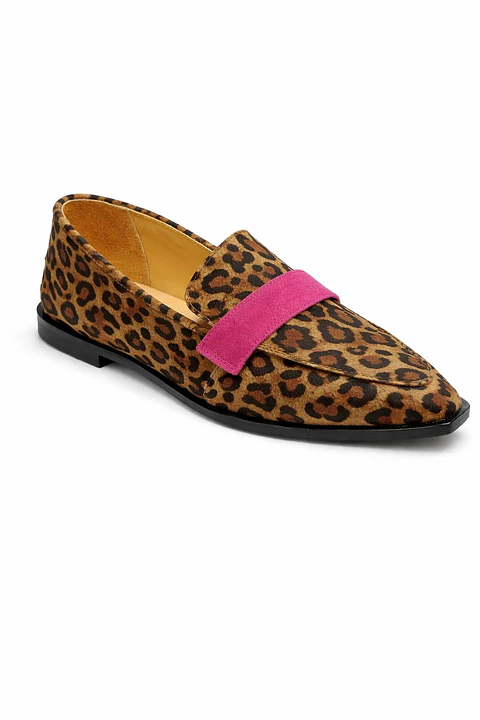 Mocasín Isidora Fucsia Print