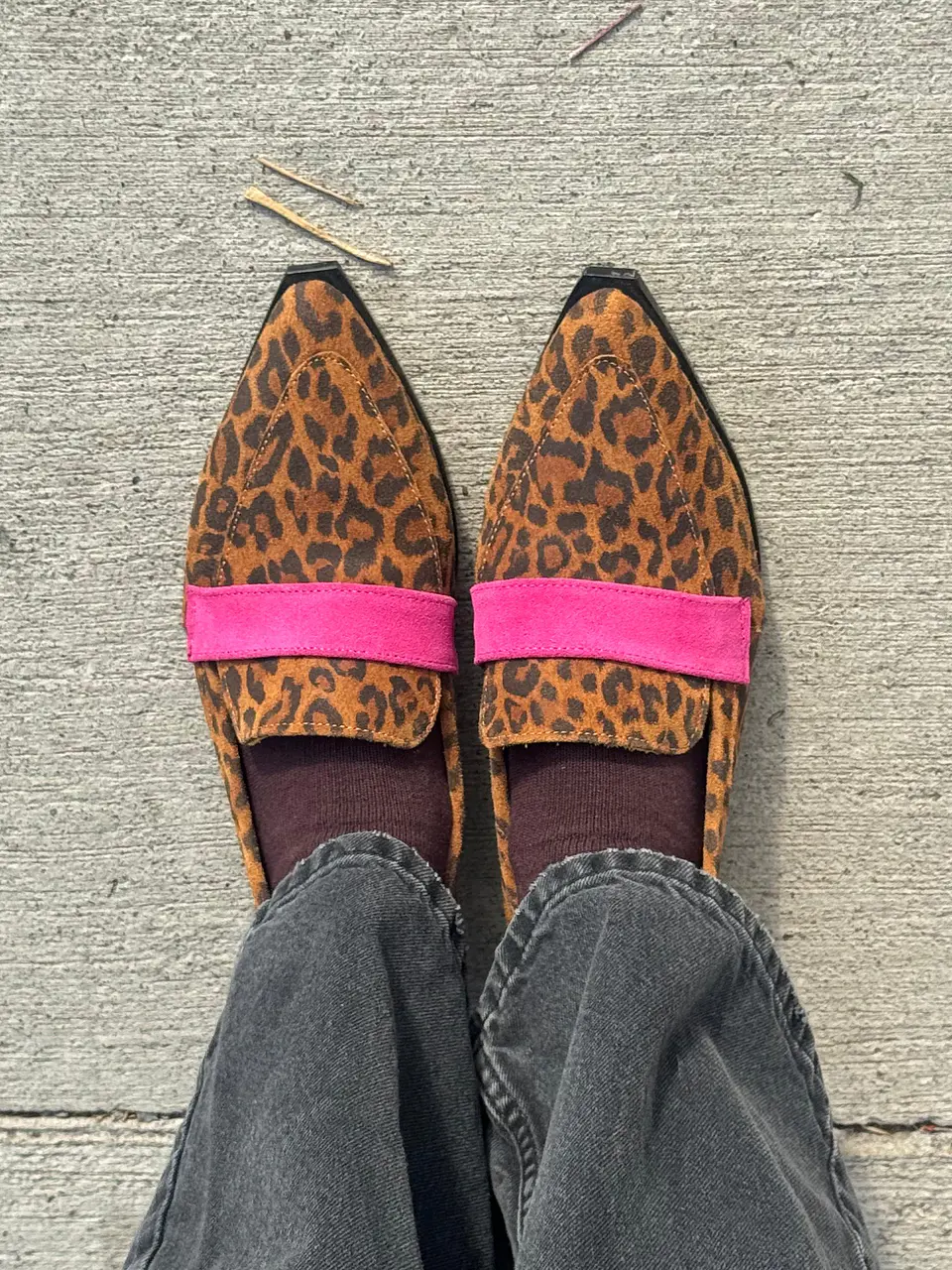 Mocasín Isidora Fucsia Print 3