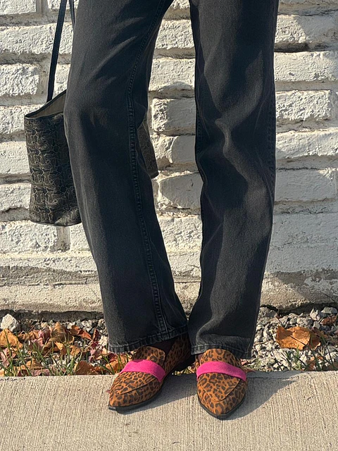 Mocasín Isidora Fucsia Print