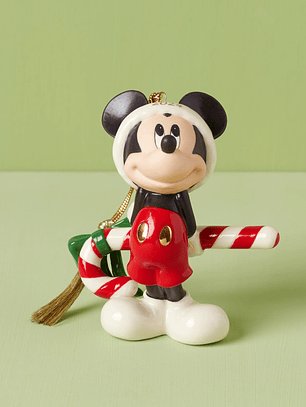 2024 Mickey Mouse With Candy Cane Ornament