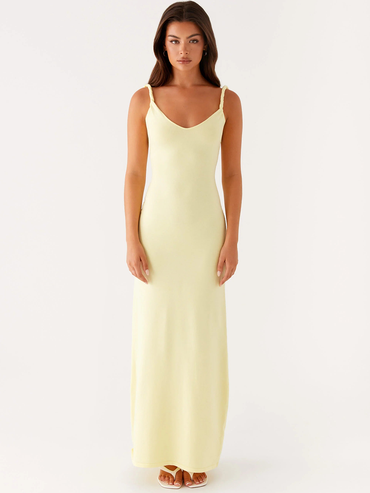 Anastasia Maxi Dress - Yellow 1