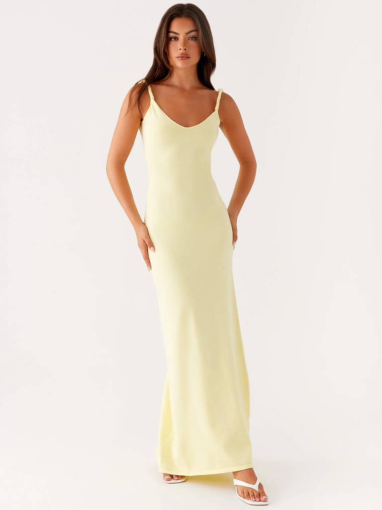 Anastasia Maxi Dress - Yellow 4