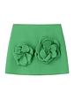 3D Flower Skirt and Sleeveless Crop Top Set - thumbnail 5
