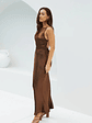 Amber Glow Maxi Dress Brown - thumbnail 6