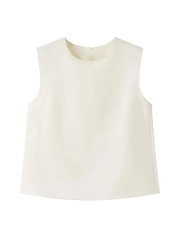 3D Flower Skirt and Sleeveless Crop Top Set 6