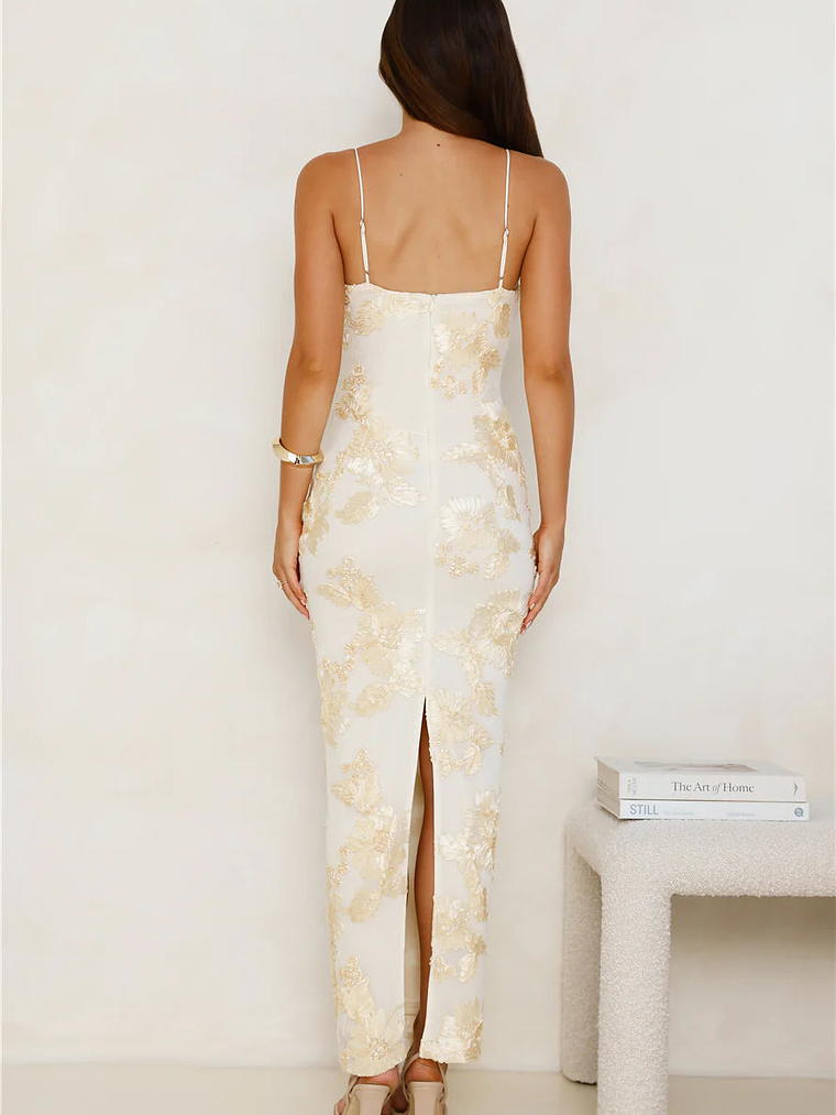 Amber Zest Mesh Maxi Dress 2