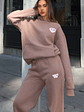 11th Street City Girl At Heart Oversized Hoodie Cinnamon Bun - thumbnail 6