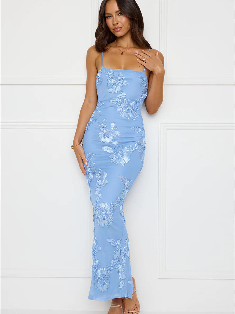 Amber Zest Mesh Maxi Dress 9