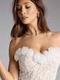Aria Lace Rosette Trim Corset Mini Dress - thumbnail 4
