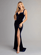 Amberlyn Velvet Corset Mermaid Formal Dress - thumbnail 1