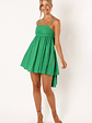 Alice Bow Back Mini Dress - Green - thumbnail 5