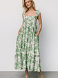 Aita Maxi Dress | Green + Ivory Floral - thumbnail 3