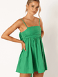 Alice Bow Back Mini Dress - Green - thumbnail 6