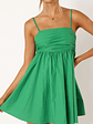 Alice Bow Back Mini Dress - Green - thumbnail 7