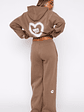 11th Street City Girl At Heart Wide Leg Sweatpants Cinnamon Bun - thumbnail 4