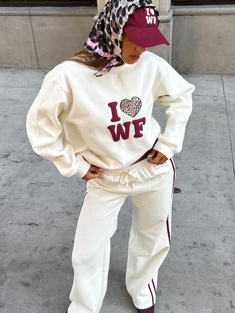 11th Street Concrete Jungle Oversized Sweater Cake Batter 1