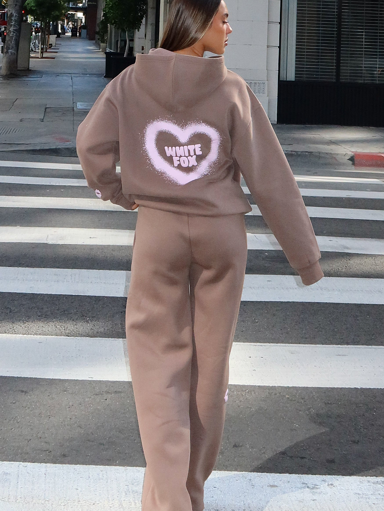 11th Street City Girl At Heart Wide Leg Sweatpants Cinnamon Bun 6