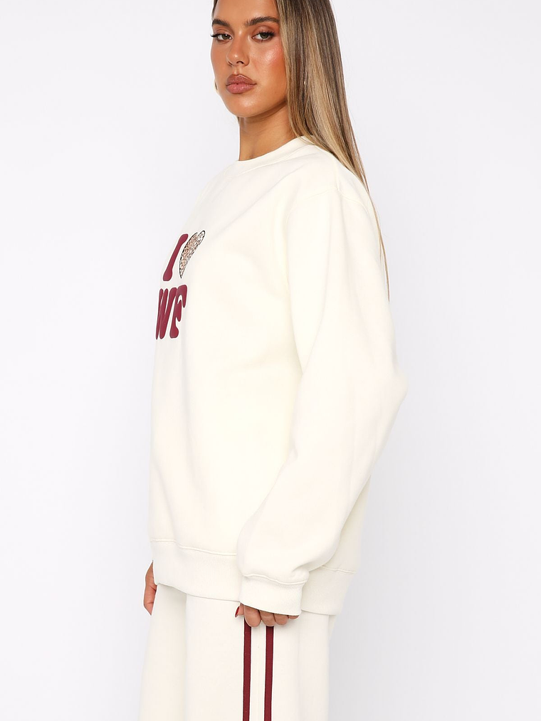 11th Street Concrete Jungle Oversized Sweater Cake Batter 3