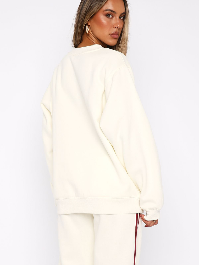 11th Street Concrete Jungle Oversized Sweater Cake Batter 4