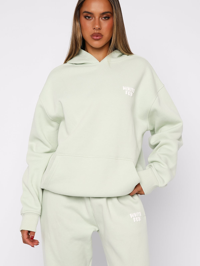 11th Street Keeping It Real Oversized Hoodie Iced Matcha 2