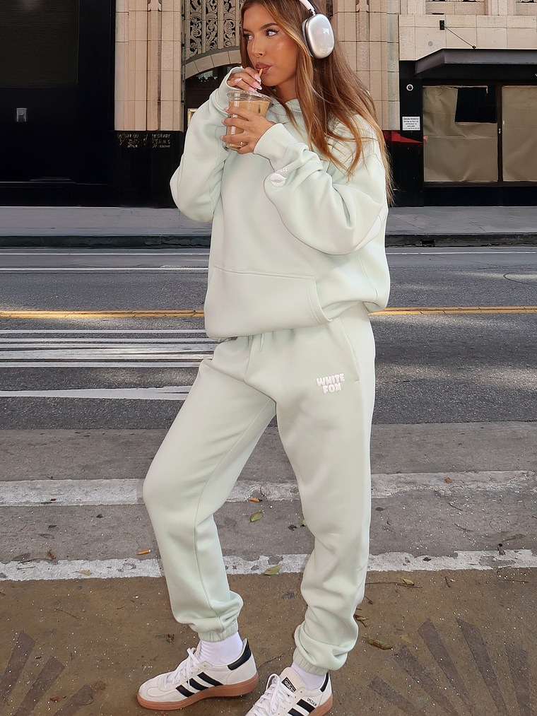 11th Street Keeping It Real Sweatpants Iced Matcha 1